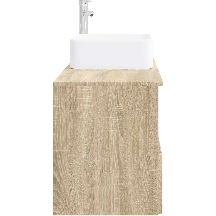 vidaXL Badezimmerschrank-Set 2 stk. Sonoma-Eiche 83 x 35 x 80 cm 3404066 – Bild 5