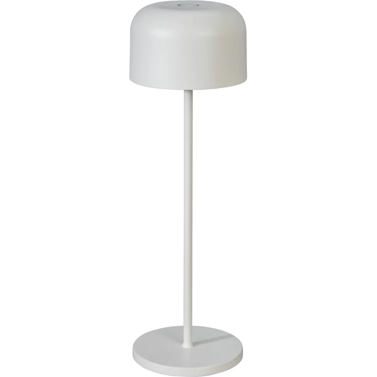 Akku Tischleuchte LILLE per USB aufladbar, Weiß Höhe 36cm – Bild 2