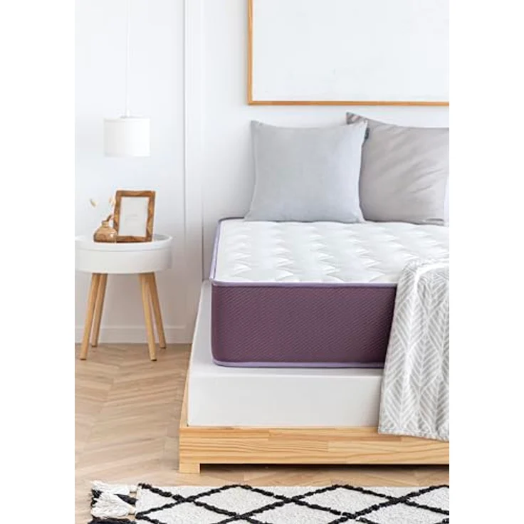 Todocama - Viskoelastische Matratze, mehrschichtig, atmungsaktives Aloe Vera-Gewebe, Höhe ± 21 cm, Behandlung gegen Milben und Bakterien. 100x200 cm – Bild 3