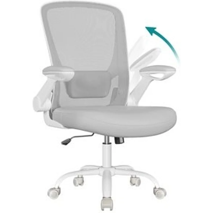 SONGMICS Bürostuhl Schreibtischstuhl, atmungsaktive Netzbespannung, Wippfunktion – Bild 6