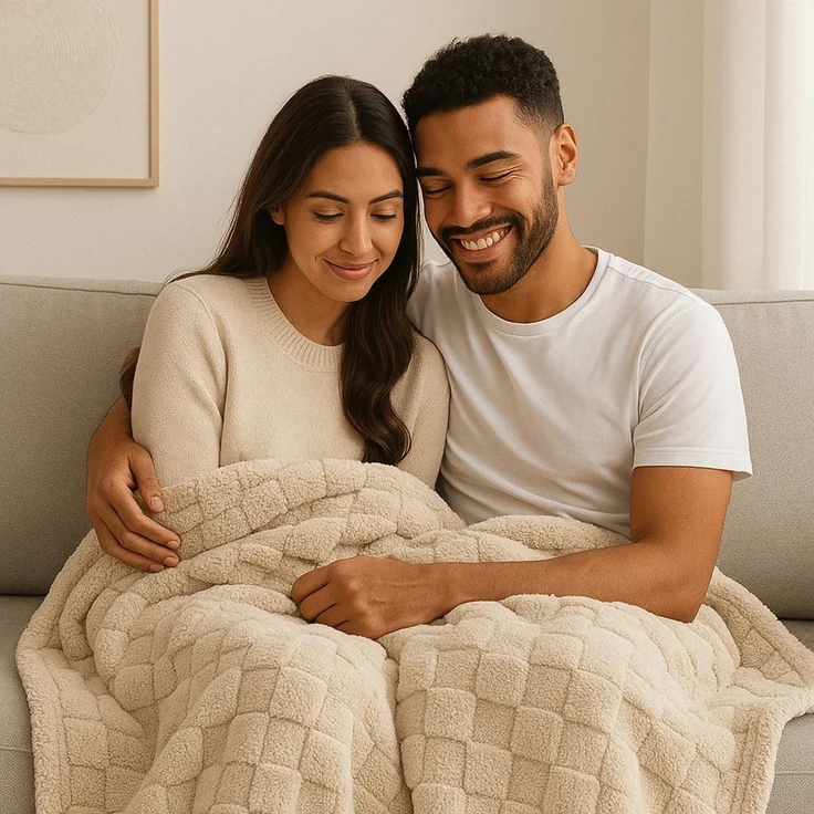 Wohndecke Kuscheldecke VENEDIG Flauschig XXL Größe 150x200 cm, Betz, Fleecedecke Wohndecke XXL Warm Sofadecke Decke Couch – Bild 3