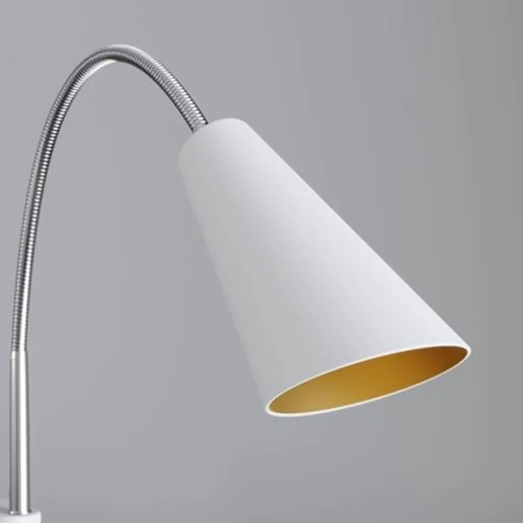 Lucande Stehlampe Medira, Metall, Weiß IP20, 2 x 28 W – Bild 5