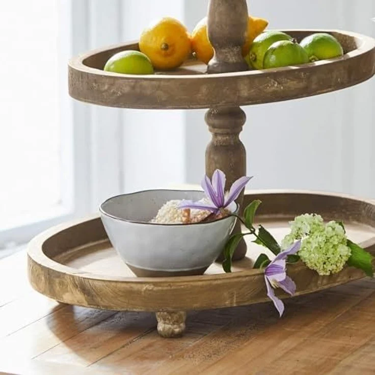 Mirabeau Etagere Etagere Olathe antikbraun, Tannenholz (cunninghamia lanceolata), Griffe: Eisen – Bild 5
