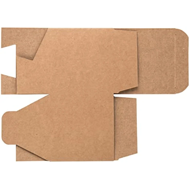 Faltschachtel, FSC Mix Credit, 7,5x7,5x7,5cm, Set 6Stück, kraft – Bild 2