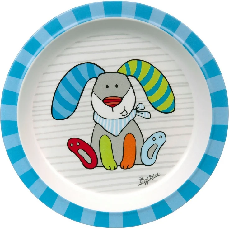 Sigikid Teller Kinderbunt, Hase Ringel Dingel – Bild 3