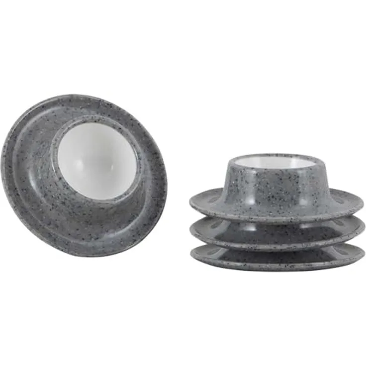 Gimex Eierbecherset Melamin Classic Line Granite