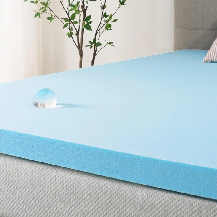 Zinus Matratzenschoner 80 x 190 cm – Höhe 7,6 cm – Matratze aus Memory-Schaum mit kühlendem Gel – Matratzenauflage – Oeko-TEX Zertifiziert – Bild 10