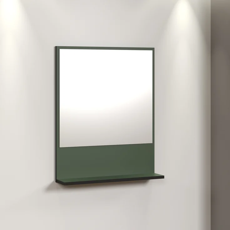 Badezimmer Spiegel Bliss in grün 60 cm – Bild 3