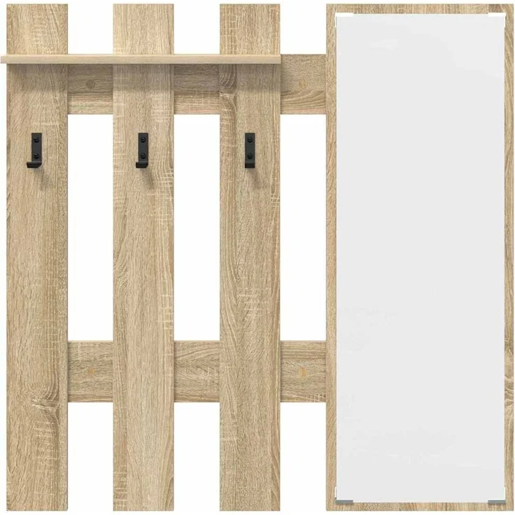 vidaXL Wandmontierter nachttisch Sonoma-Eiche 100 x 10 x 100 cm 874509 – Bild 4