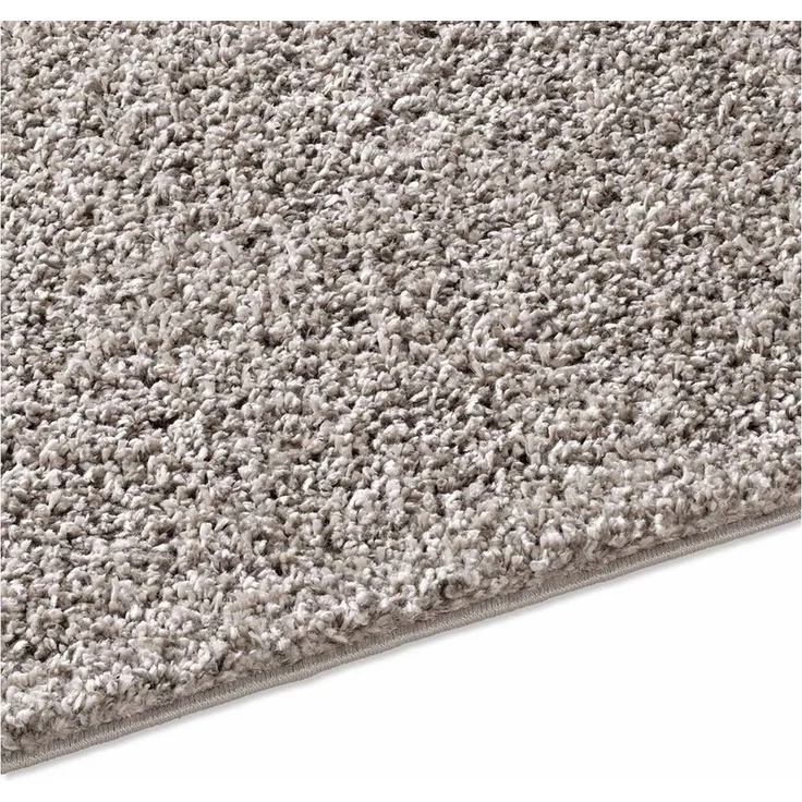 TaCa Home Langflor-Teppich Shaggy Teppich Langflor, rechteckig, Höhe: 35 mm, Wohnzimmer Esszimmer Schlafzimmer Kinderzimmer, Grau - 60 x 90 cm – Bild 2