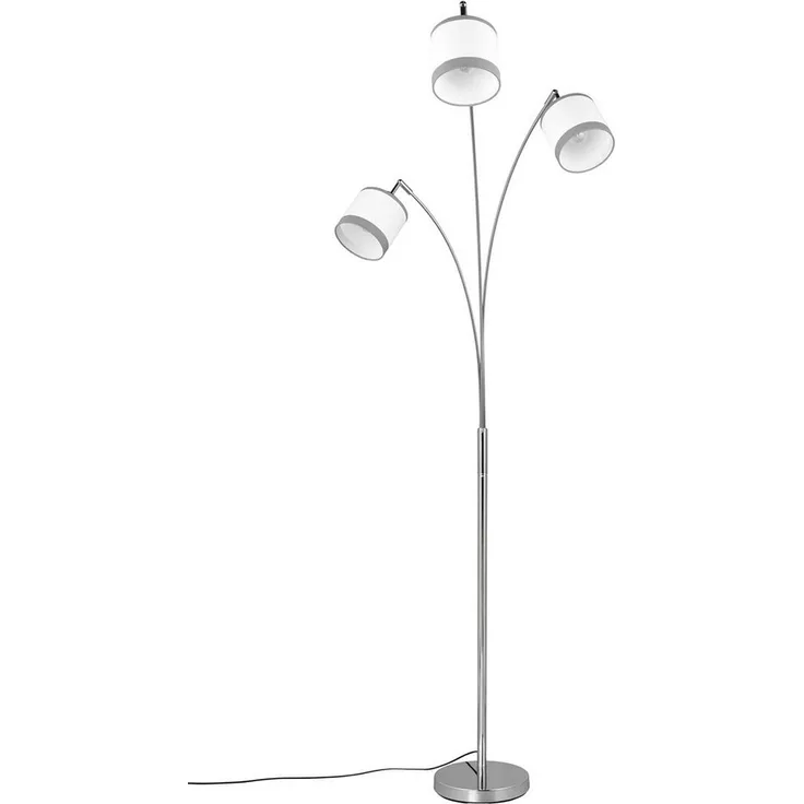 lightling Stehlampe Davis, ohne Leuchtmittel, Fußschalter, E14