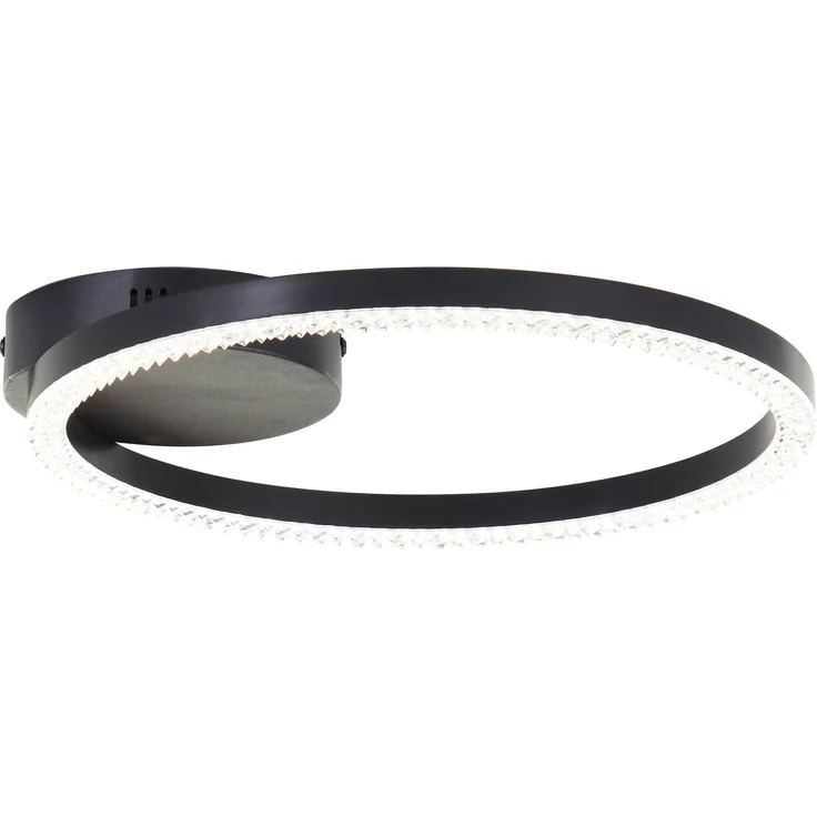 Brilliant LED Deckenleuchte Aurelia G80765/06 Wohnzimmer, Küche, Flur, Schlafzimmer, Arbeitszimmer Metall/Kunststoff Indoor Decke schwarz - LED fest integriert – Bild 2