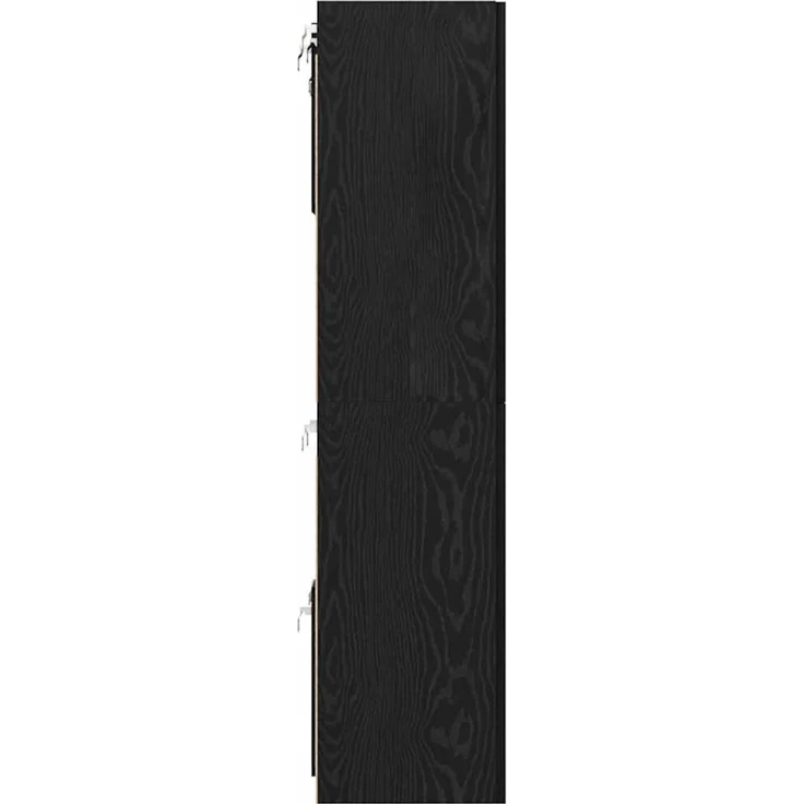 vidaXL TV-Schrankset Wandmontiert Schwarz Eichen-Optik Holzwerkstoff 3393376 – Bild 7