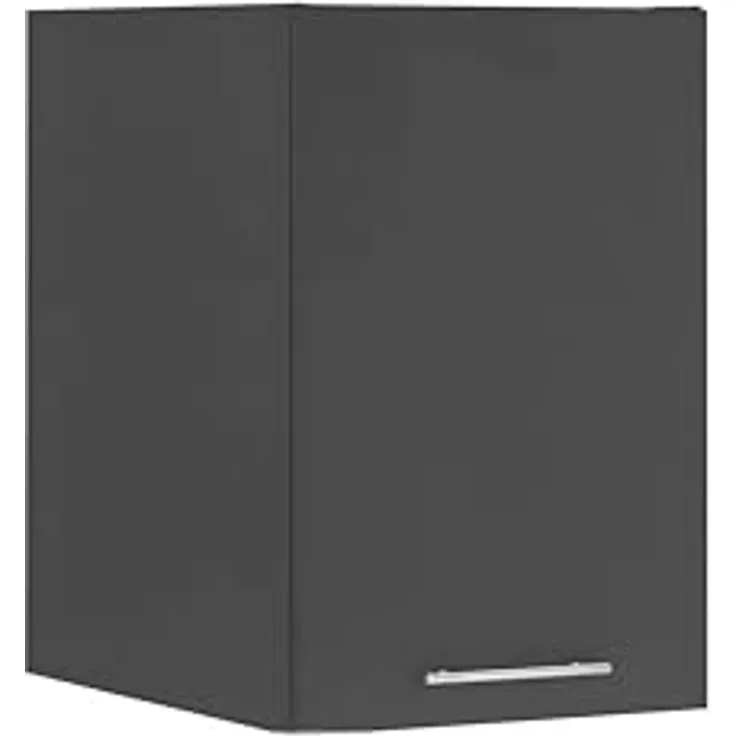 Laundreezy Schrankaufsatz für Waschmaschinenschrank, Anthrazit - Aufsatzschrank für zusätzlichen Stauraum in der Waschküche - 50 x 76 x 68 cm (B/H/T)