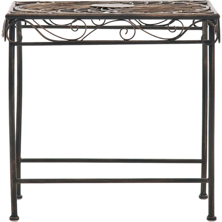 CLP Gartentisch Zarina, wasserabweisend, nostalgischer Beistelltisch im Jugendstil, bronze – Bild 5