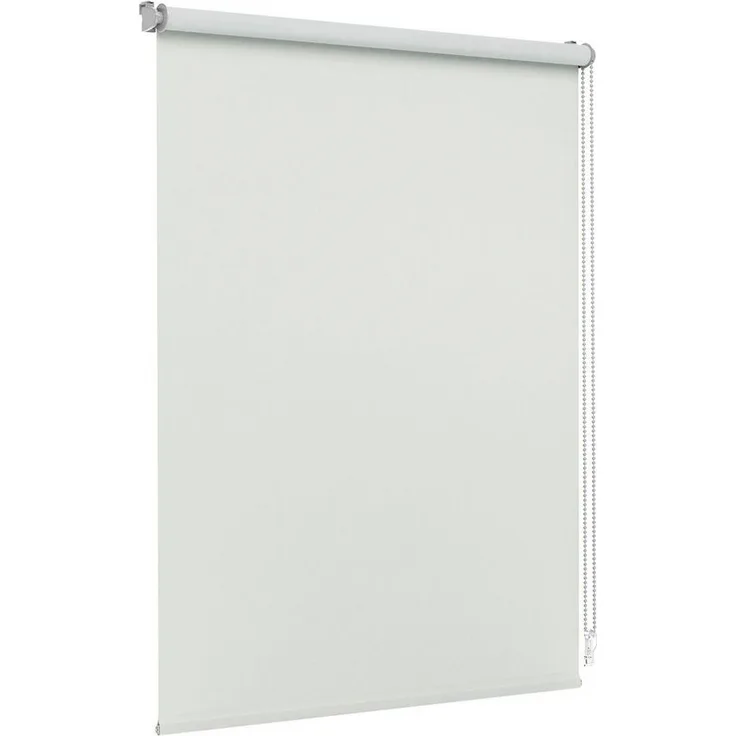 Rollo Standard Rollo, Klemmmontage-Lichtdurchlässig, 30 x 100 cm, hellgrau, jalousiescout, halbtransparent, ohne Bohren, freihängend, Klemmfix, Standard Rollo vormontiert, Lichtdurchlässig, mit Kindersicherung