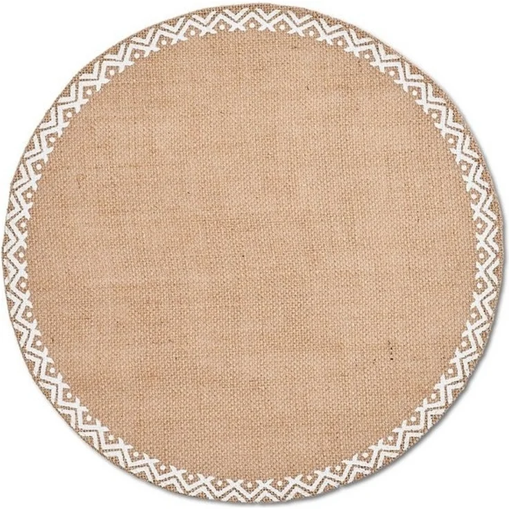 Zeller Present Platzset Ethno, (1-St), Jute, natur, Ø38 cm (1 Stück) – Bild 2