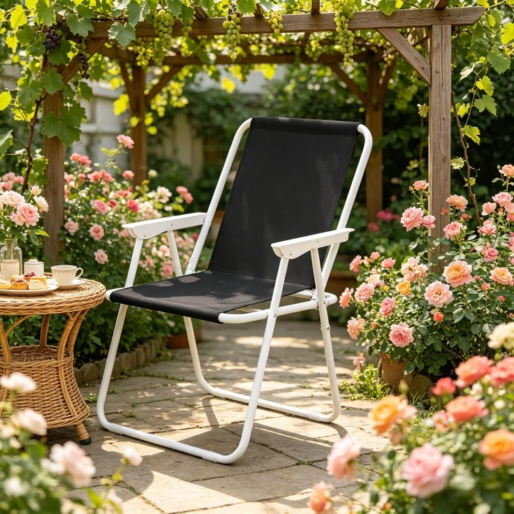 JARDJ Leichter Outdoor Stuhl,Gartenstuhl,Klappstuhl Camping (nur mit Stuhl) – Bild 7
