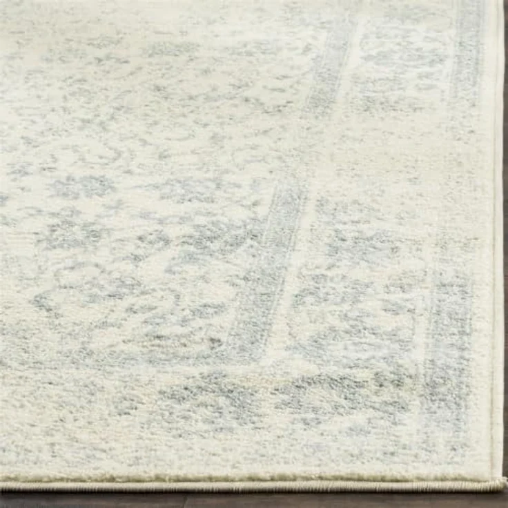 Safavieh Akzent-Teppich 76x122 cm - Adirondack Collection - Transitional Design, Elfenbein & Schiefer, Pflegeleichte Synthetikmischung, Ideal für Wohnzimmer, Schlafzimmer, Büro – Bild 9