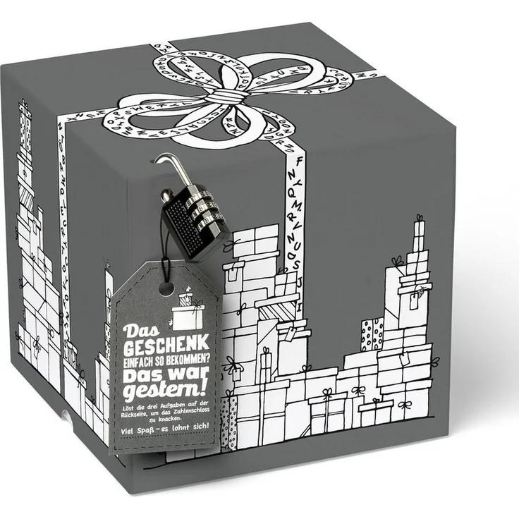 SURPRISA Geschenkbox Rätselbox, Personalisierte Geschenkideen / Das Geschenk einfach so - war gestern! – Bild 1