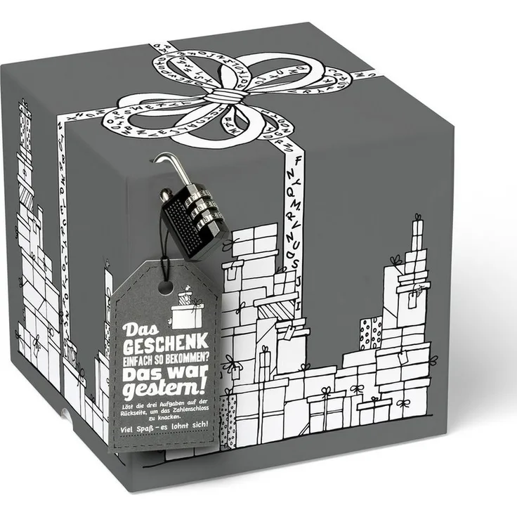 SURPRISA Geschenkbox Rätselbox, Personalisierte Geschenkideen / Das Geschenk einfach so - war gestern!