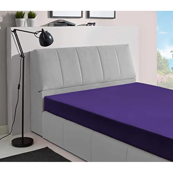 Hometex Premium Textiles Spannbettlaken aus Frottier Stoff bis 23 cm Steghöhe, Frottee, Gummizug: Rundumgummizug, Kuschelig warm und extra weich, ideal für die kalte Jahreszeit – Bild 7