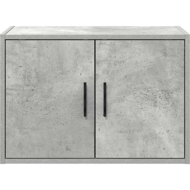 vidaXL Garagen-Wandschränke 2 Stk. Betongrau Holzwerkstoff 860650 – Bild 6