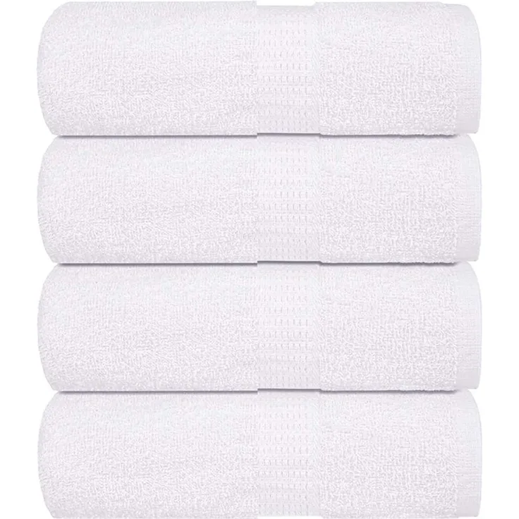 vidaXL Gästetücher FROGN 4 Stk. Weiß 30x50 cm 360 g/m² 136646