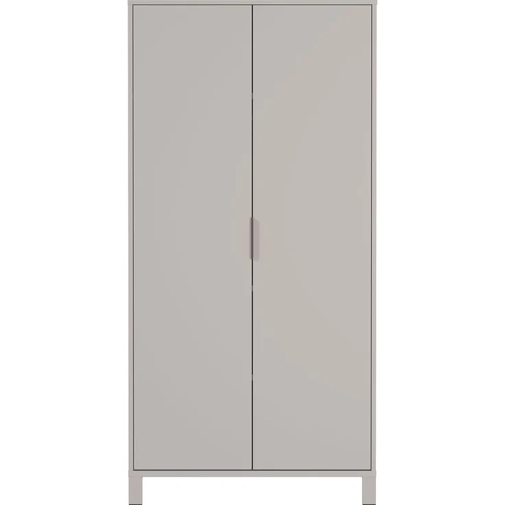 Germania Kleiderschrank 7013-572 GW-Alkmaar, in Kaschmir, gedämpfte Türen mit Soft-Close, 89 x 180 x 54 cm (BxHxT) – Bild 4