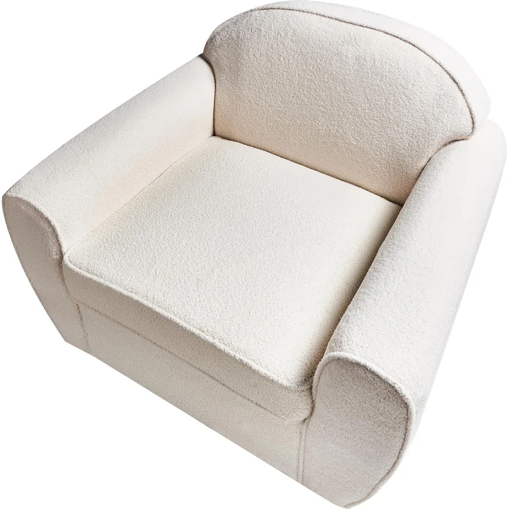 Sessel ELLEDE Bouclé Hellbeige – Bild 6