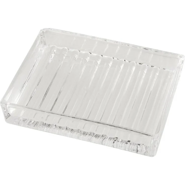 Ib Laursen - Seifenschale Glasseifenschale Klares Glas Rechteckig 0342-00
