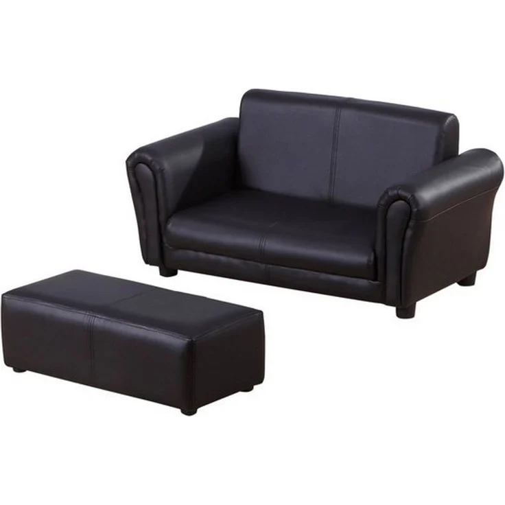 HOMCOM Sofa Kindersofa mit Hocker – Bild 4