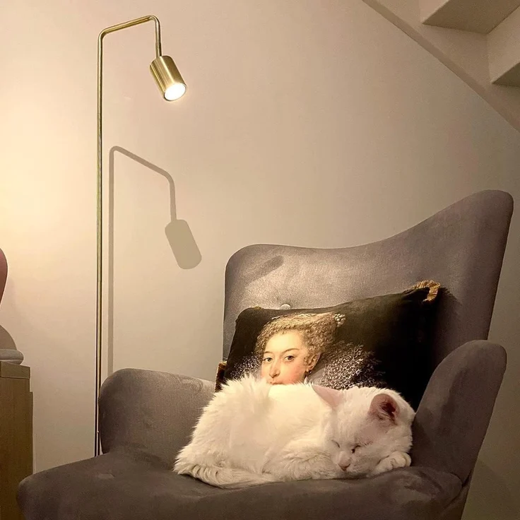 Qazqa Stehlampe Java, ohne Leuchtmittel, GU10, Gold/Messing, Modern, Stahl, 1-flammig – Bild 2