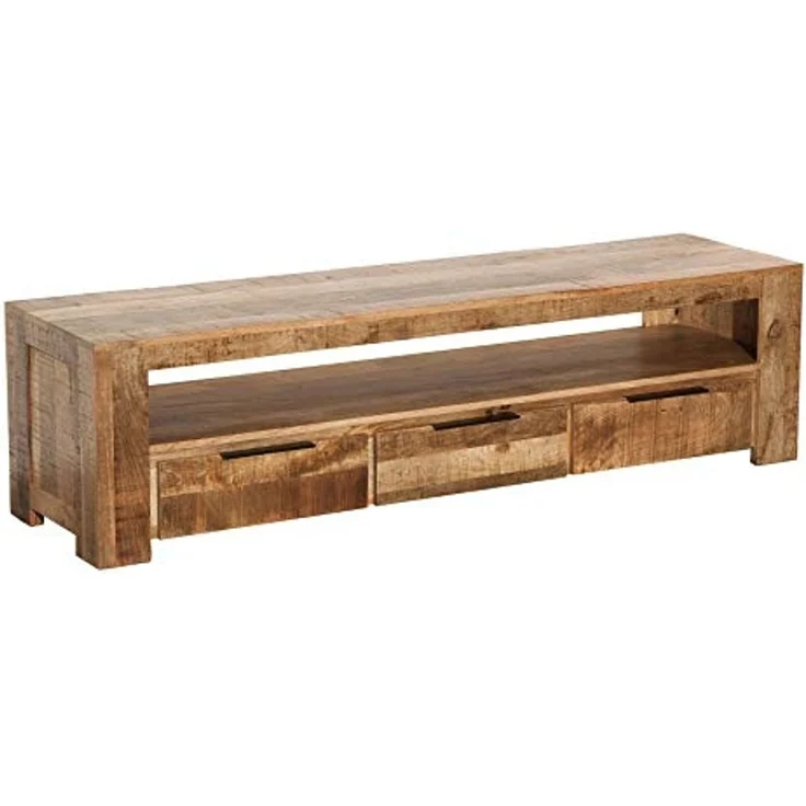 riess-ambiente Lowboard IRON CRAFT 170cm natur, Massivholz · TV-Board · 3 Schubladen · Mangoholz · Wohnzimmer – Bild 1