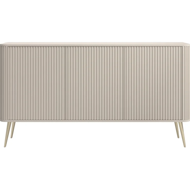 Selsey 'Ovarlo' Sideboard, greige mit Metallbeinen, ca. 84 x 163 x 38 cm – Bild 6