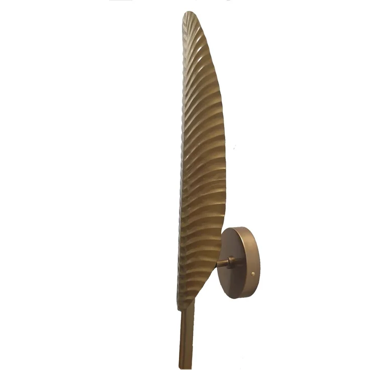 Wandlampe Sayra in Blattform Gold – Bild 4