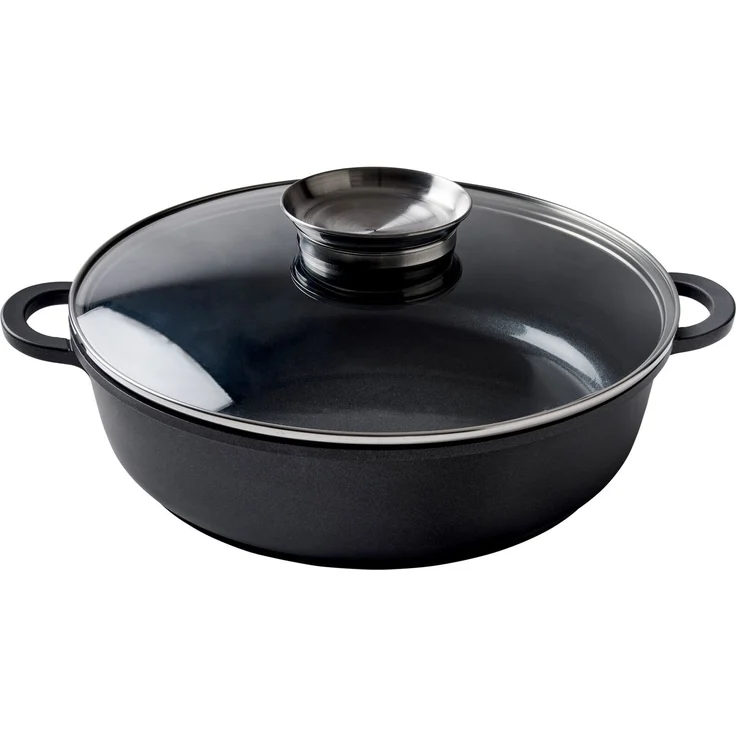 Homeware Braten- & Schmortopf, Aluminium schwarz, 28 x 7.5 x 7.5 cm, Backofengeeignet – Bild 1