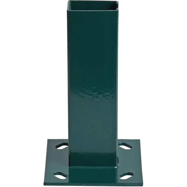 Pfostenträger Aufschraubhülse 40x60 mm Doppelstabmatten Zaun Pfosten Grün – Bild 2