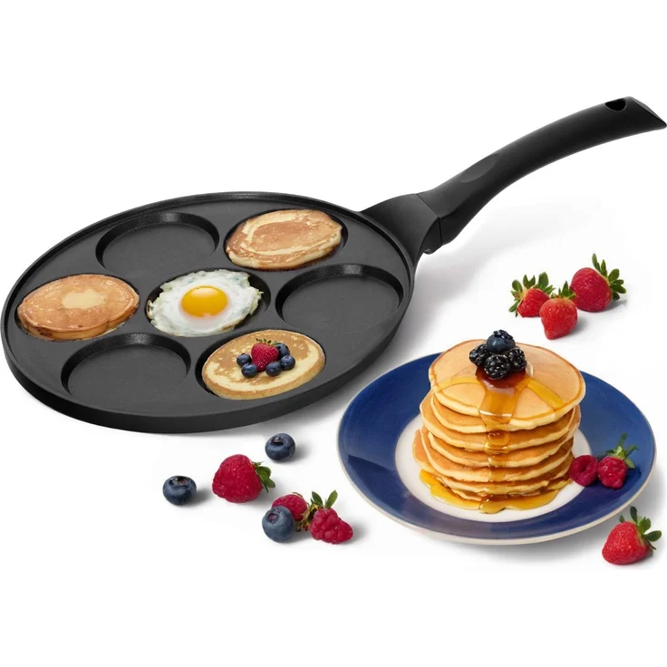 Pancakes Bratpfanne Pancake Pfannkuchen 3-fache Beschichtung Spiegeleier Oladji – Bild 1