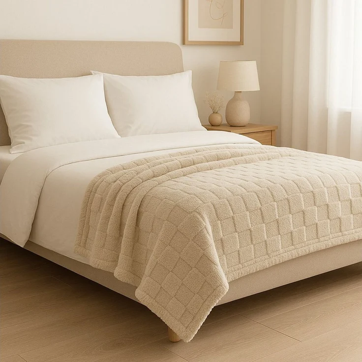 Wohndecke Kuscheldecke VENEDIG Flauschig XXL Größe 150x200 cm, Betz, Fleecedecke Wohndecke XXL Warm Sofadecke Decke Couch – Bild 4