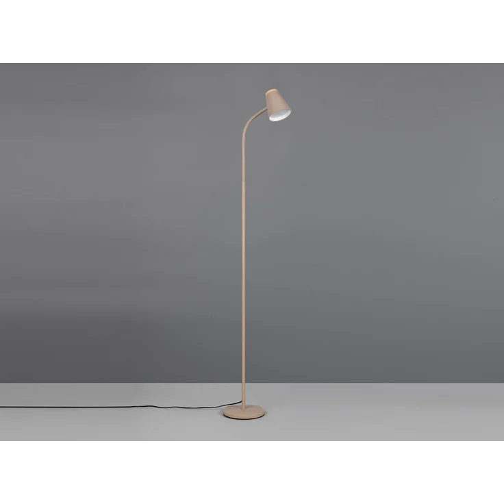 LED Stehlampe PONGO Beige flexibel biegsam, Höhe 145cm – Bild 6