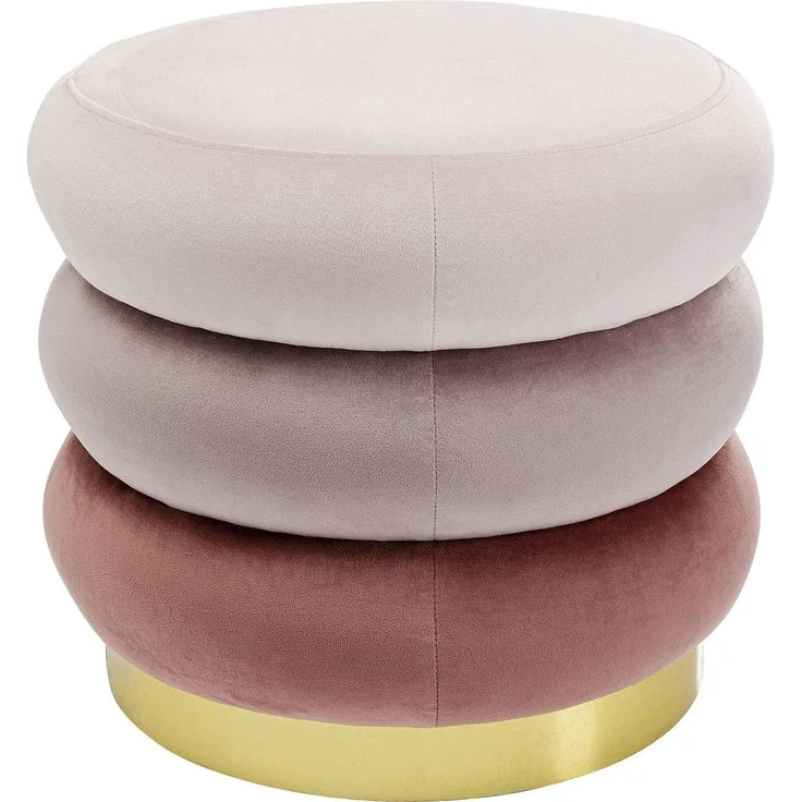 Kare Hocker Sandwich Rose, pink, 40 x 48 x 42