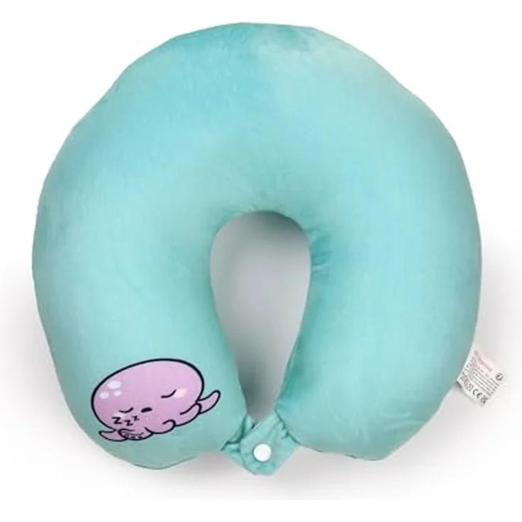 Puckator Nackenrollen Oktopus 2-in-1 Reisekissen und Plüschtier – Bild 3
