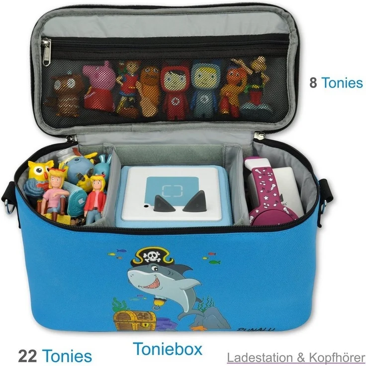 PUNALU Aufbewahrungstasche Tasche für Toniebox, Toniebox Tasche mit Motiv – Bild 2