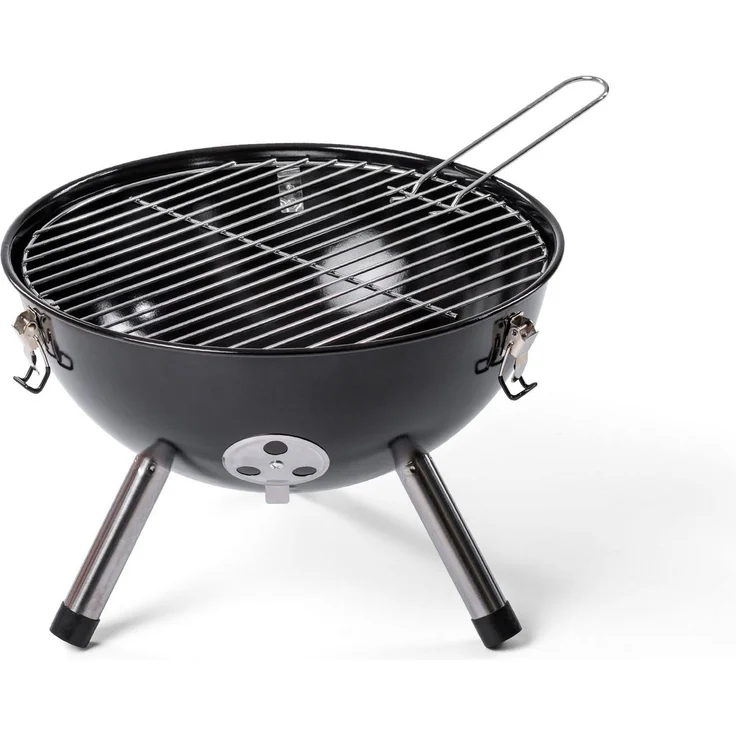 ROSMARINO HOLZKOHLEGRILL ROSMARINO Stahl (H 26 x T 42 x B 38 cm) – Bild 3