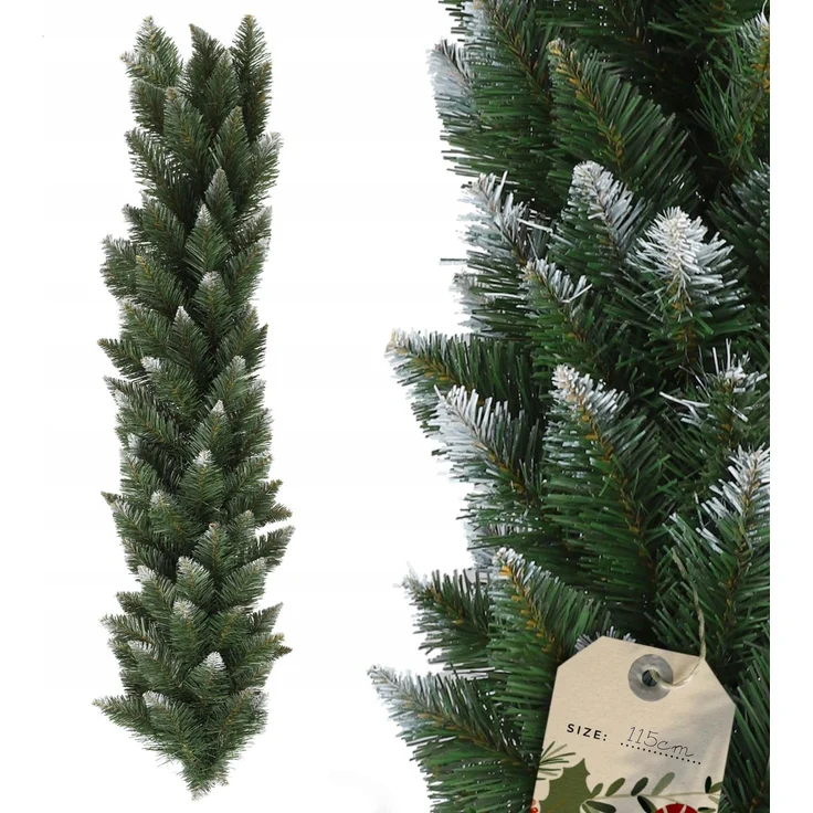KADAX Weihnachtsbaumgirlande 110 cm verschneit – Bild 1