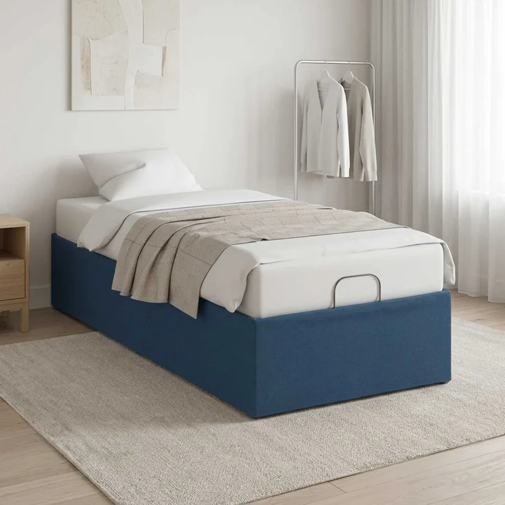 vidaXL Elektrisch verstellbares Bettgestell Blau 200 x 80 x 33,5 cm 42037277 – Bild 4