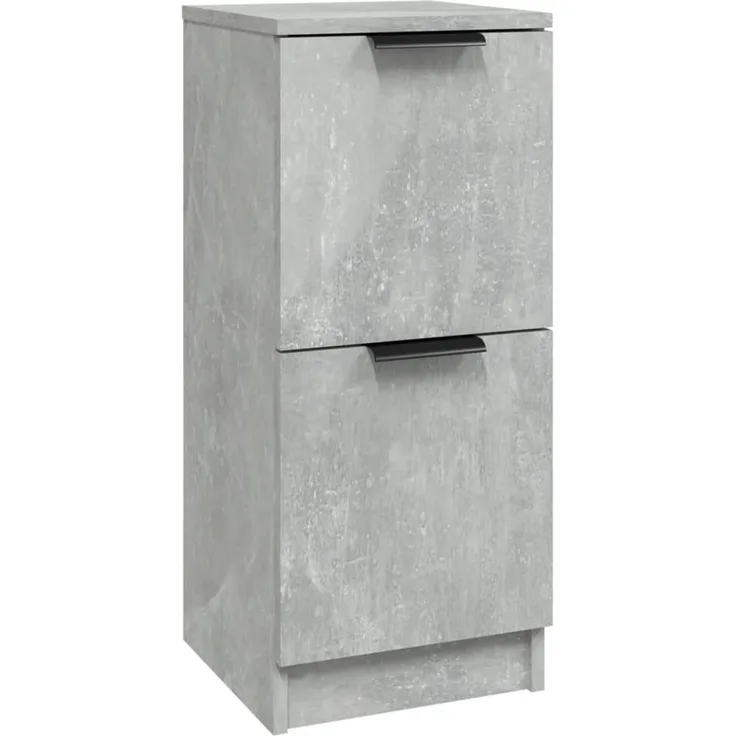 Sideboard, Kommode Betongrau 30x30x70 cm Holzwerkstoff j1167p