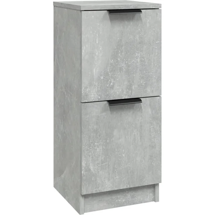 Sideboard, Kommode Betongrau 30x30x70 cm Holzwerkstoff j1167p – Bild 1