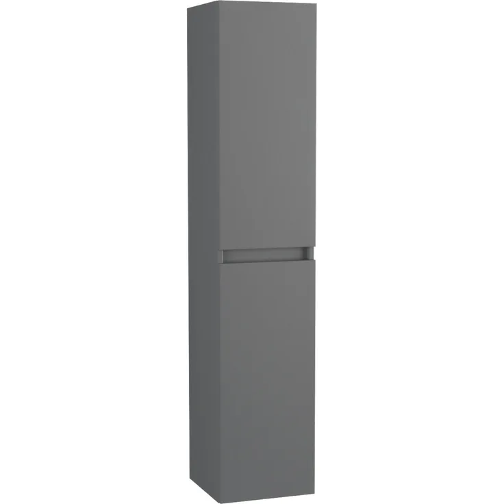 BADEDU GERS Hochschrank 30 cm breit, Grau